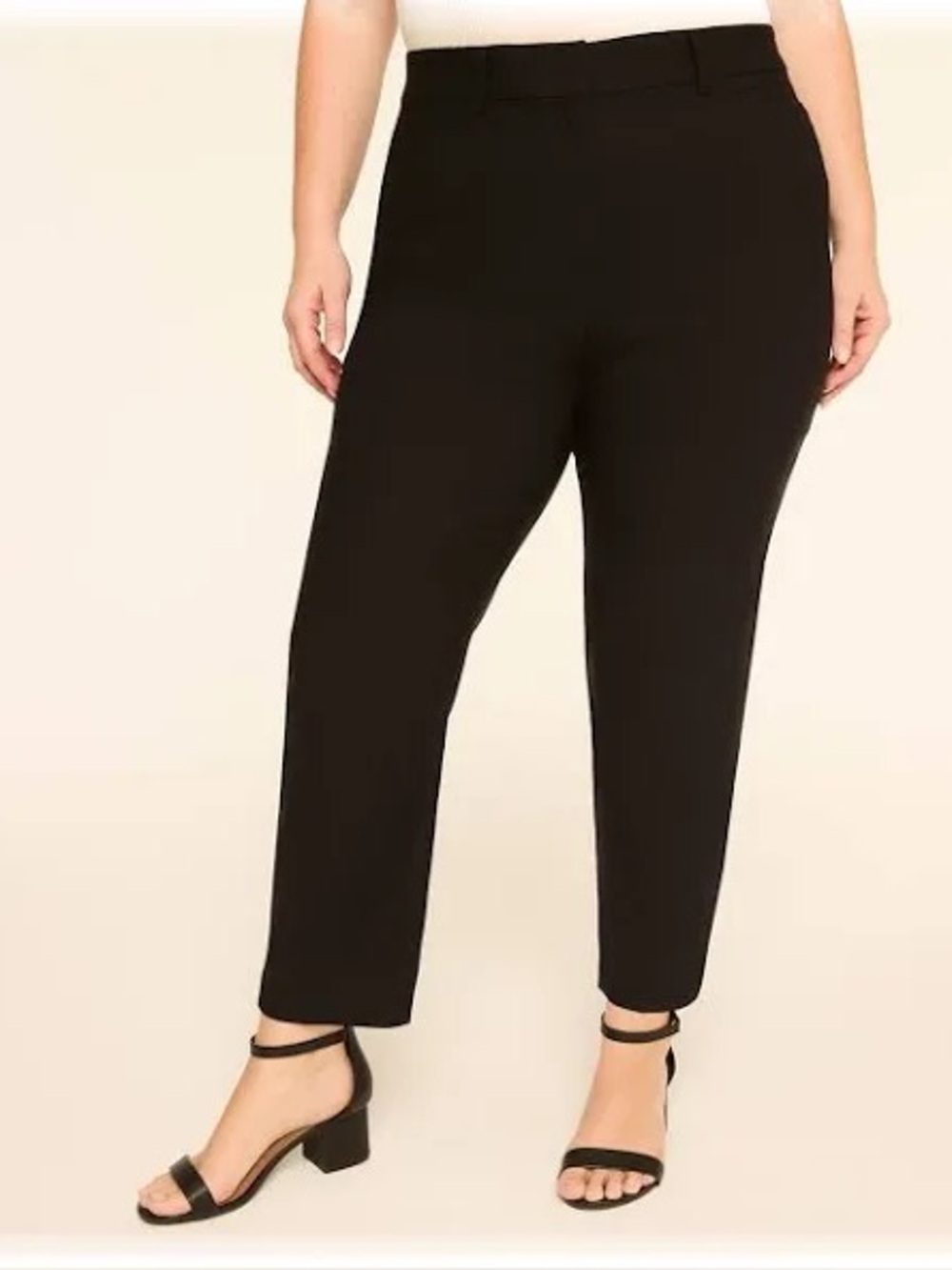 14W New Lane Bryant Pants Career The 4 Season Slim Ankle Straight Stretch Dress